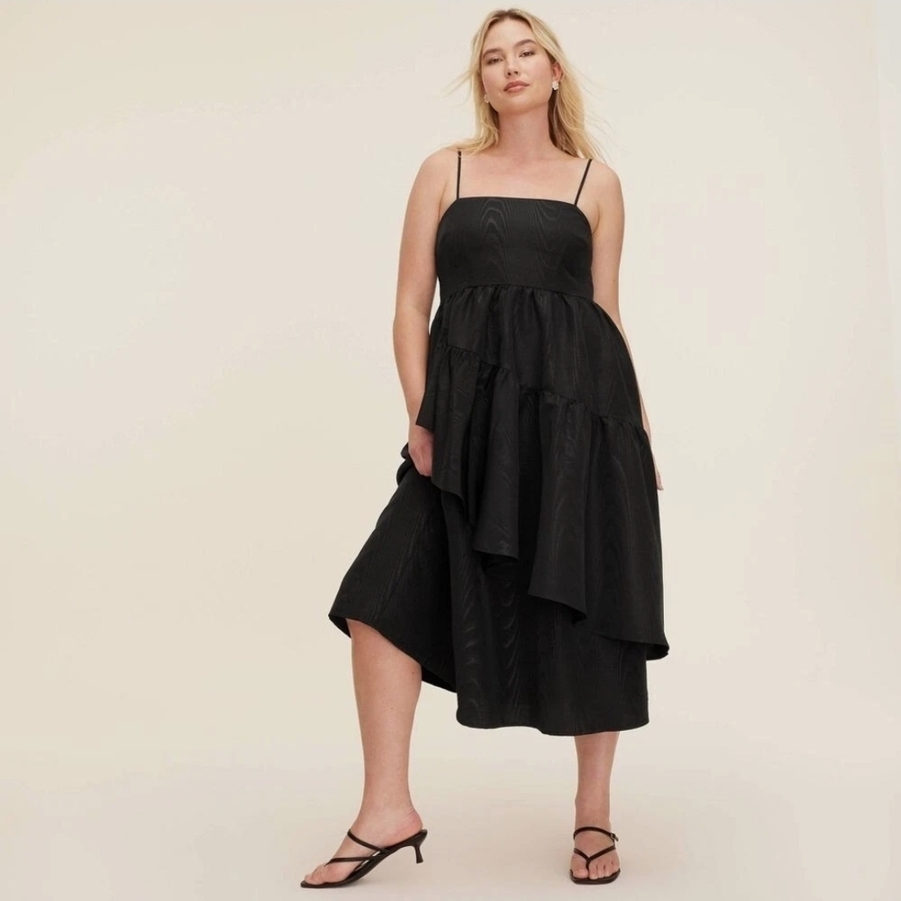 KATE SPADE X TARGET Tiered Ruffle Midi Tank Dress